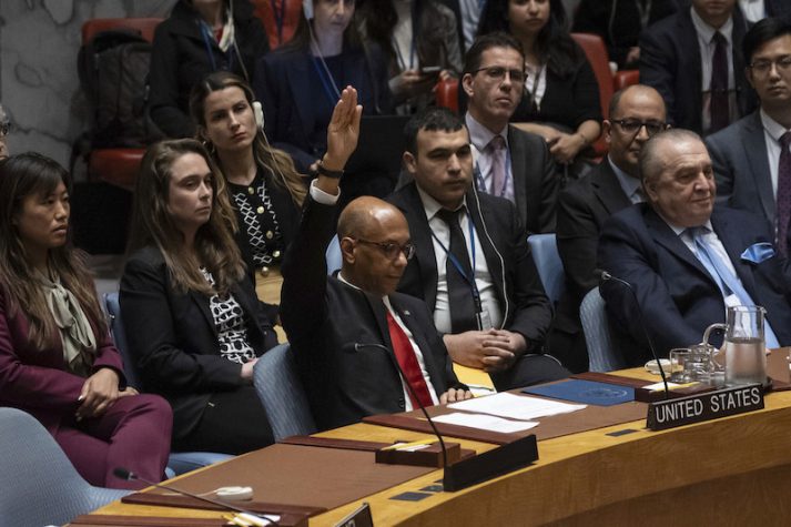 パレスチナ国家国連正式加盟案にアメリカが拒否権発動で否決：日本含む12カ国が賛成の中 2024.4.19